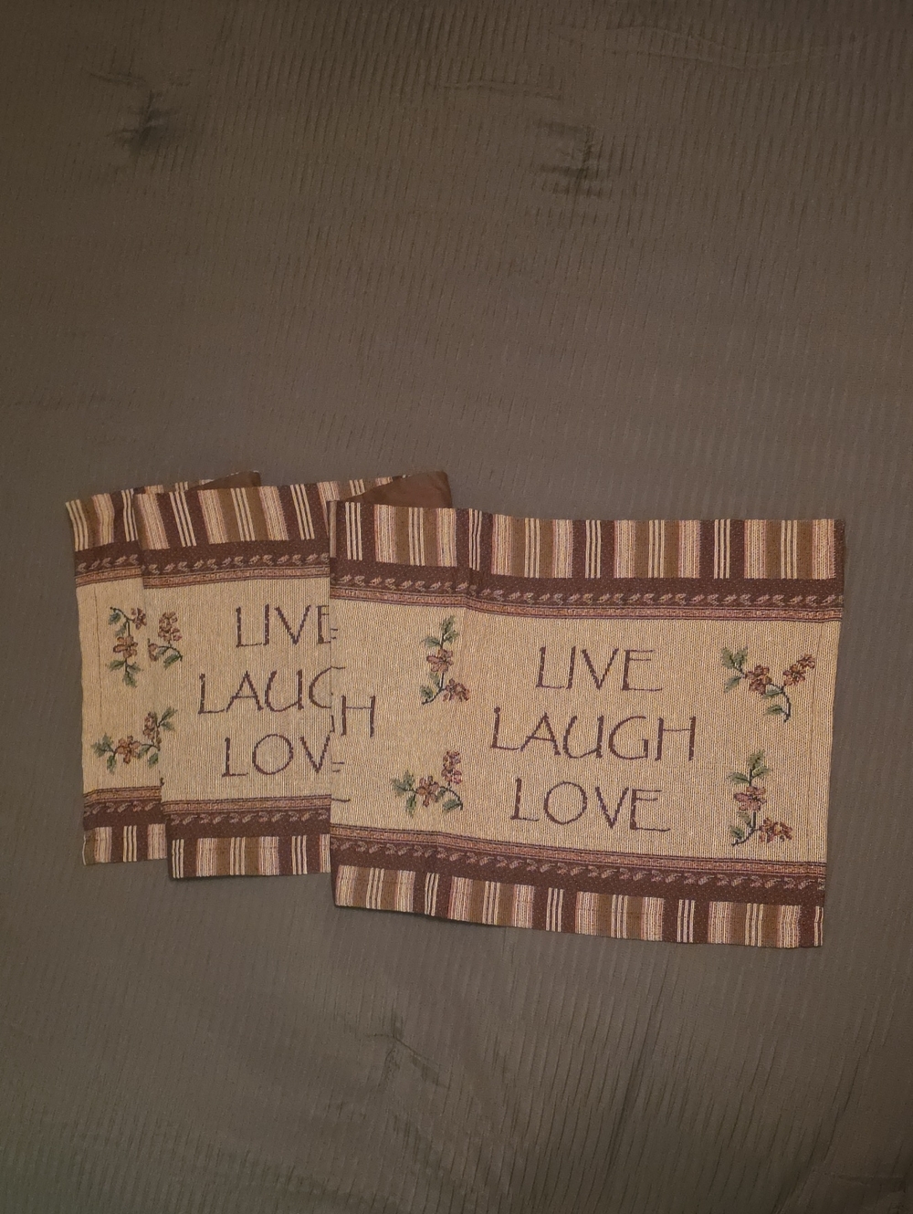 Love Laugh Love Rod Pocket Valances
